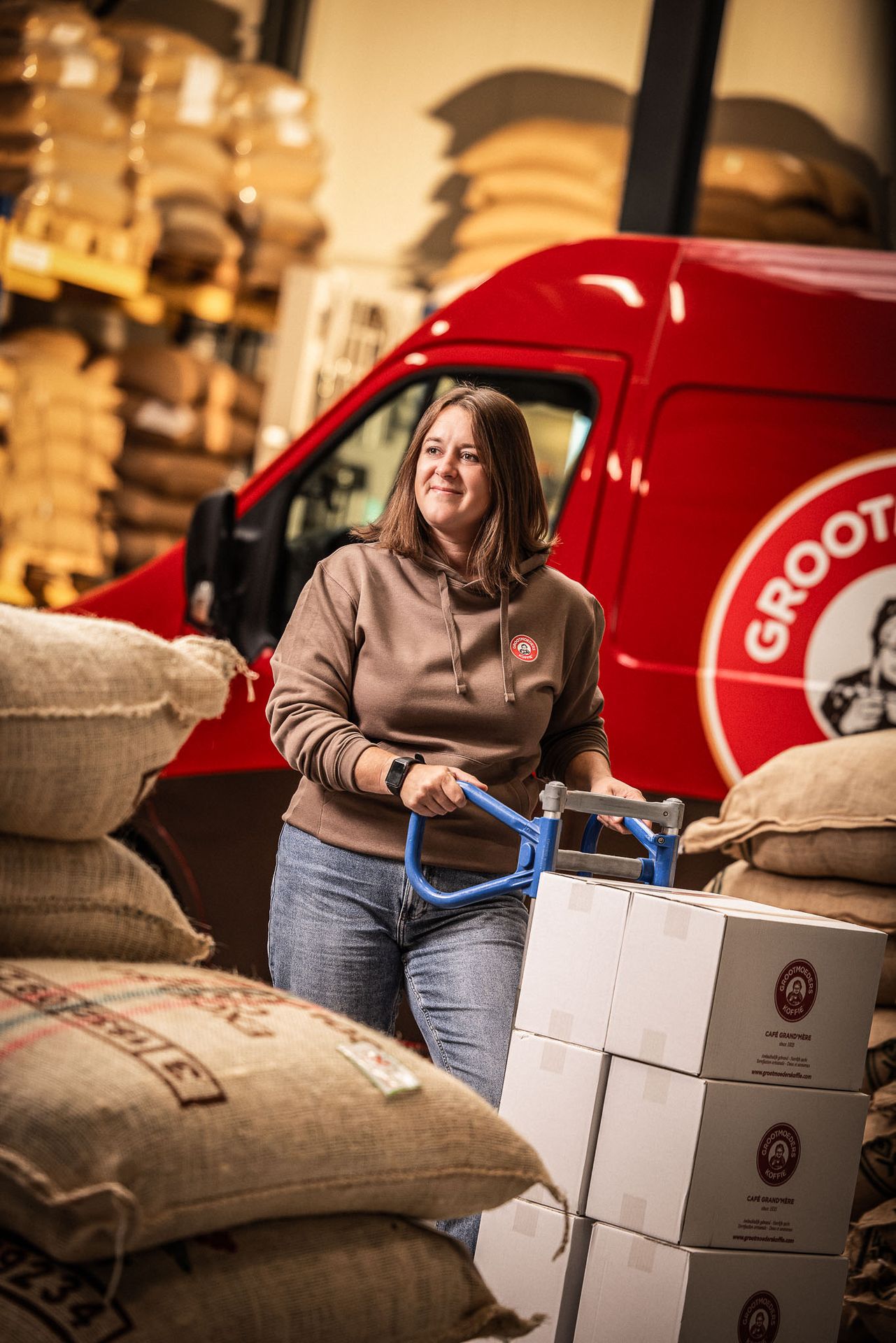 Chauffeur Grootmoeders Koffie