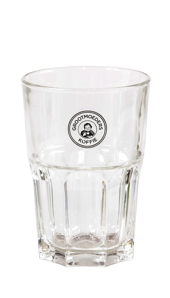 Latte glas | ribbel 35 cl