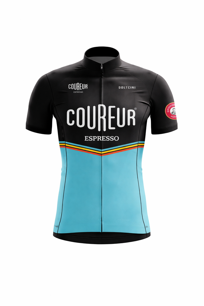 [Z00365] Fietsshirt korte mouwen Coureur Espresso (SMALL)