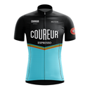 Fietsshirt korte mouwen Coureur Espresso