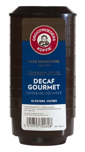 [K00043] Filters decaf 10st