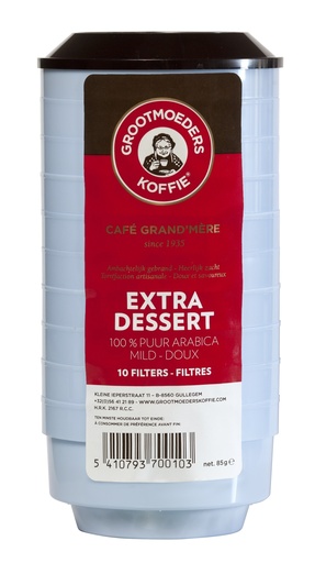 [K00044] Filters extra dessert 10st