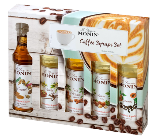 [TF0849] Monin | Mini coffee set | 5x5cl