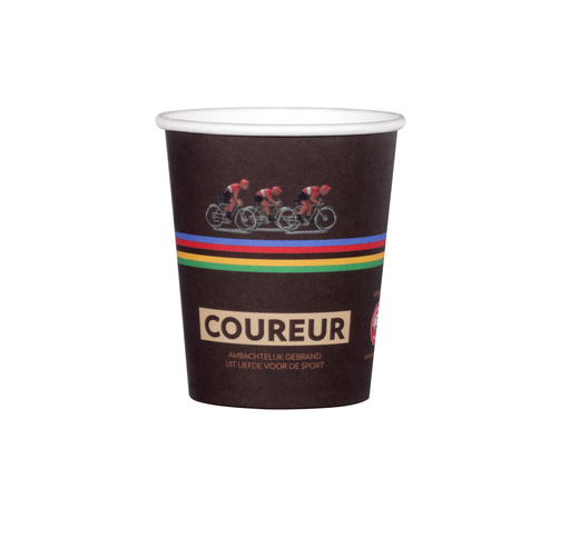 [TN0486] Kartonnen koffiebeker GMK beker Coureur 230ml - 8oz - 50st