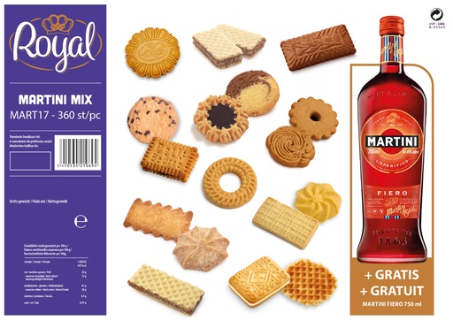 [TF1015] Martini Mix droog | 360st + Gratis Martini Fiero